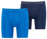 PUMA Langer Boxer PUMA MEN SPORT MICROFIBER LONG BOXERS (2er Pack) mit Logo-Bund