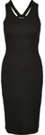 URBAN CLASSICS A-Linien-Kleid Urban Classics Damen Ladies Midi Sleeveless Rib...