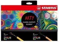 STABILO Pinselstift STABILO ARTY Creative Set - Pen 68 + point 88 - 68er Set