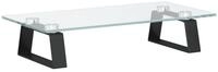 vidaXL Monitorst&auml;nder Monitorst&auml;nder Schwarz 40x20x8 cm Hartglas und Metall