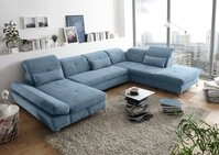 ED EXCITING DESIGN Wohnlandschaft Melfi, mit Schlaffunktion, Bettkasten,