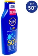 Nivea Sonnenschutzmilch Nivea SUN Kids Protect & Care Sonnenmilch LSF 50+, 200 ml