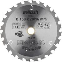 Wolfcraft Kreiss&auml;geblatt Wolfcraft S&auml;geblatt 184 x 20/16 mm Hartmetall