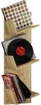 VCM Standregal Holz B&uuml;cher Schallplatten LP H&auml;nge Wandregal Sulda, 1-tlg.