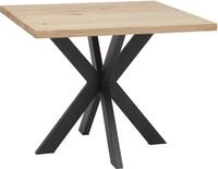 Stolkom Sp.z.o.o. Esstisch Micky, 100 cm in Eiche Massiv ge&ouml;lt, Tisch quadratisch