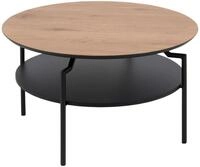 ACTONA GROUP Couchtisch Goldington Beistelltisch, Kaffetisch, Sofatisch, rund,
