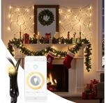 Nedis LED-Lichternetz WLAN LED Lichternetz 3x3m: Smart-Steuerung via App, Alexa...