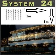 STAR TRADING LED-Lichterkette 491-90 "System 24" LED Lichtervorhang 49er extra 1x1m