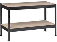 SCHULTE Regalwelt Schwerlastregal mit 2 Holzb&ouml;den, 43x120x40 cm (HxBxT), Traglast