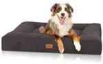 Knuffelwuff Tierbett Hundebett Sofia, Orthop&auml;disch schwarz 100 cm x 120 cm