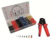 Quadrios Aderendh&uuml;lsenzange QUADRIOS Aderendh&uuml;lsen-Set mit Crimpzange 2005CA001,