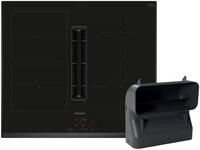 SIEMENS Kochfeld mit Dunstabzug ED651BGA6, Powerboost-Funktion, Timer,