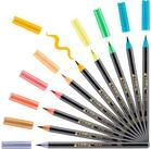 edding Kalligraphie-Stift Pinselstifte 1340 Brush Lettering, 10er-Set