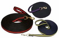 Kerbl Pet Hundeleine Longierleine soft lux schwarz mit Verschluss 8 m, (Packung)