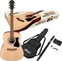 Ibanez Westerngitarre Ibanez V50NJP-OPN Dreadnought Jam Pack Open Pore Natural,
