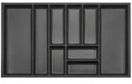 SO-TECH&reg; Besteckeinsatz ORGA-BOX 3 Leinwandstil f&uuml;r Nobilia von 08/2012 -...