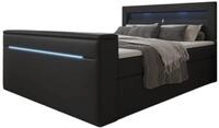 Luxusbetten24 Boxspringbett Repos, mit TV Lift, USB und LED