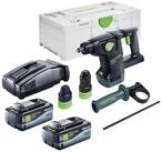 FESTOOL Akku-Kombibohrhammer Festool KHC 18 EB-Basic Akku Kombihammer 18 V 2,6 J