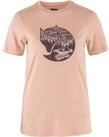 Fj&auml;llr&auml;ven Funktionsshirt Abisko Wool Fox SS W Chalk Rose-Port