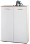 HBZ Schuhschrank Manolo wei&szlig; matt, BxHxT 90x118x35 cm (1-St) Schuhkommode mit 2