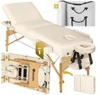 tectake Massageliege 3 Zonen Massageliege (Set, 1-St., mit Tragetasche), Breite 70
