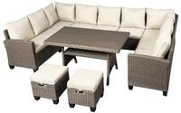 BRAST Gartenlounge-Set Family, bis zu 11 Personen viele Farben, inkl. extra...