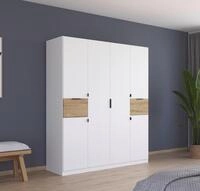 rauch Dreht&uuml;renschrank Kleiderschrank Schrank Garderobe W&auml;scheschrank TICAO