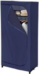 WENKO Stoffschrank Modell Business Faltschrank mit Ablage & Kleiderstange,