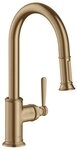 hansgrohe K&uuml;chenarmatur Axor Montreux 180 K&uuml;chenmischer mit Ausziehbrause