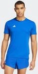 Laufshirt ADIDAS PERFORMANCE "ADIZERO ESSENTIALS RUNNING", Herren, Gr. M, blau (royal
