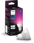 Philips Hue LED-Leuchtmittel White & Color Ambiance Spot 400, GU10, 1 St.,