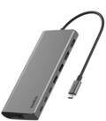Belkin Laptop-Dockingstation Connect Universal USB-C-8-in-1-Core-Hub f&uuml;r zwei