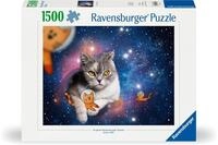 Ravensburger Puzzle 1500 Teile Puzzle Katzen fliegen im Weltall 12000742, 1500