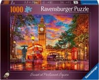 Ravensburger Puzzle Sonnenuntergang in London, 1000 Puzzleteile, Made in Germany