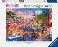 Ravensburger Puzzle Sonnenuntergang Amsterdam 1000p, 1000 Puzzleteile, Made in