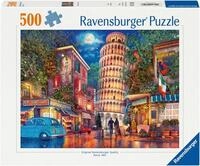Ravensburger Puzzle Abends in Pisa, 500 Puzzleteile, Made in Germany