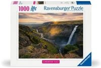 Ravensburger Puzzle Erwachsenenpuzzle 1000 Teile - Haifoss auf Island, 1000