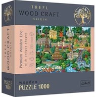 Trefl Puzzle Frankreichs ber&uuml;hmte Pl&auml;tze 1000 Teile Holzpuzzle, 1000...
