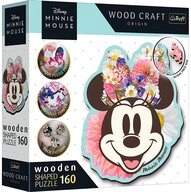 Trefl Puzzle Trefl, Wood Craft, Stylische Minnie Maus, 160 Teile Holzpuzzle, 160