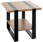 HAKU Beistelltisch in eiche, schwarz - 45x45x45cm (BxHxT)