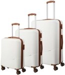 travelite Trolleyset BALI 3-teilig Hartschale, 4 Rollen, (Set, 3 tlg.,...