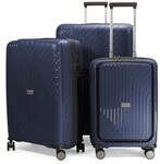 Hauptstadtkoffer Hartschalen-Trolley TXL, 4 Rollen, 3 leichte Hartschalen-Trolleys