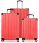 Hauptstadtkoffer Hartschalen-Trolley Q-Damm, 4 Rollen, 3 Koffer-Set