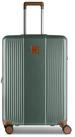 Bric's Koffer Ferrara - 4-Rollen-Trolley M 67 cm erw. (green), 4 Rollen