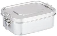 relaxdays Lunchbox Brotdose aus Edelstahl, Edelstahl, (1-tlg)