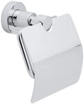 tesa Toilettenpapierhalter 1x tesa LOXX WC-Papierhalter m. Deckel (Komplett-Set,