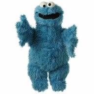 Living Puppets Handpuppe Living Puppets Handpuppe Kr&uuml;melmonster Sesamstrasse 65 cm