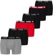 Boxershorts PUMA "PUMA MEN EVERYDAY BOXER", Herren, Gr. S, grau (grau, bunt), Single