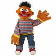 Living Puppets Handpuppe Living Puppets Handpuppe Ernie Sesamstrasse 65 cm SE100