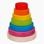 goki Steckspielzeug Stapelturm Montesori, (packung, 7-tlg), sehr sch&ouml;nes